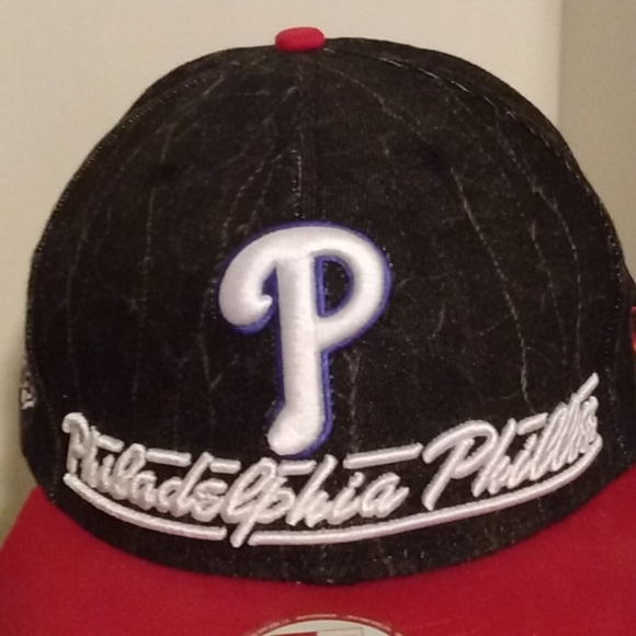 New Era 9fifty "Philadelphia Phillies" snapback Denim cap - Picture 1 of 8
